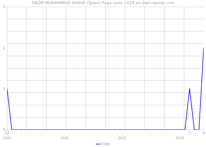 NAZIR MUHAMMAD ANSAR (Spain) Page visits 2024 