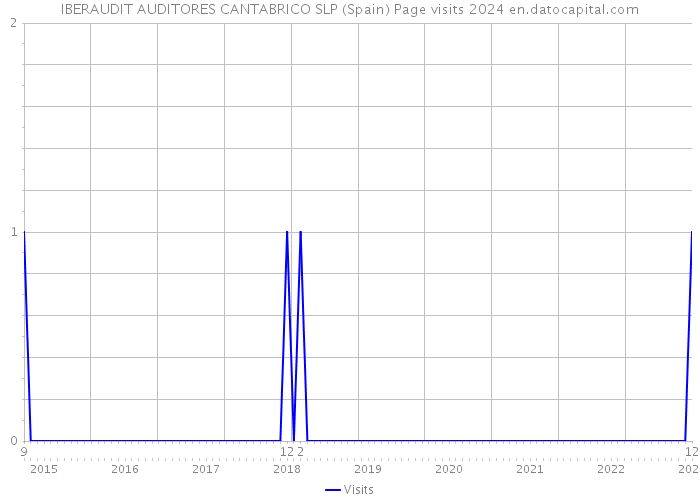 IBERAUDIT AUDITORES CANTABRICO SLP (Spain) Page visits 2024 