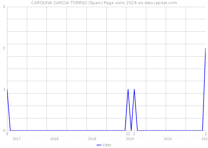 CAROLINA GARCIA TORRIJO (Spain) Page visits 2024 