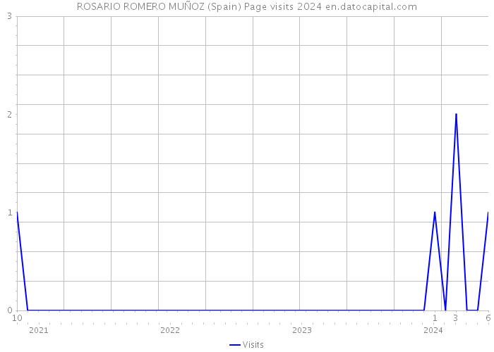 ROSARIO ROMERO MUÑOZ (Spain) Page visits 2024 