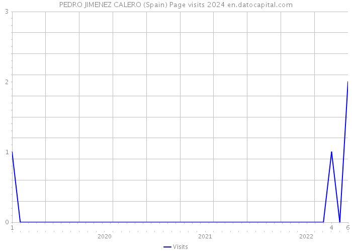 PEDRO JIMENEZ CALERO (Spain) Page visits 2024 