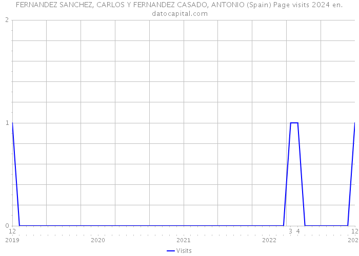FERNANDEZ SANCHEZ, CARLOS Y FERNANDEZ CASADO, ANTONIO (Spain) Page visits 2024 