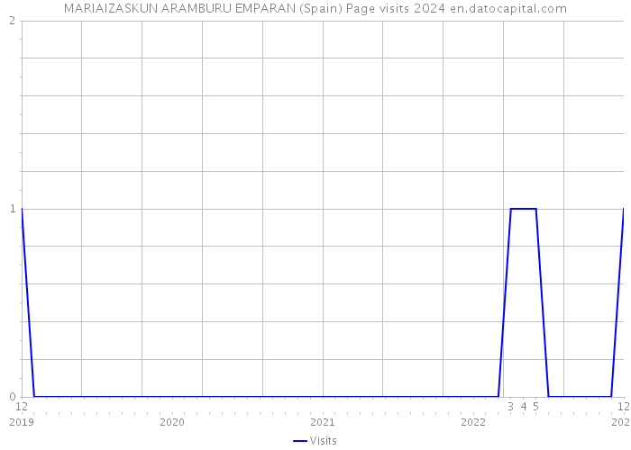 MARIAIZASKUN ARAMBURU EMPARAN (Spain) Page visits 2024 
