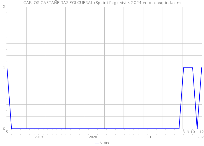 CARLOS CASTAÑEIRAS FOLGUERAL (Spain) Page visits 2024 