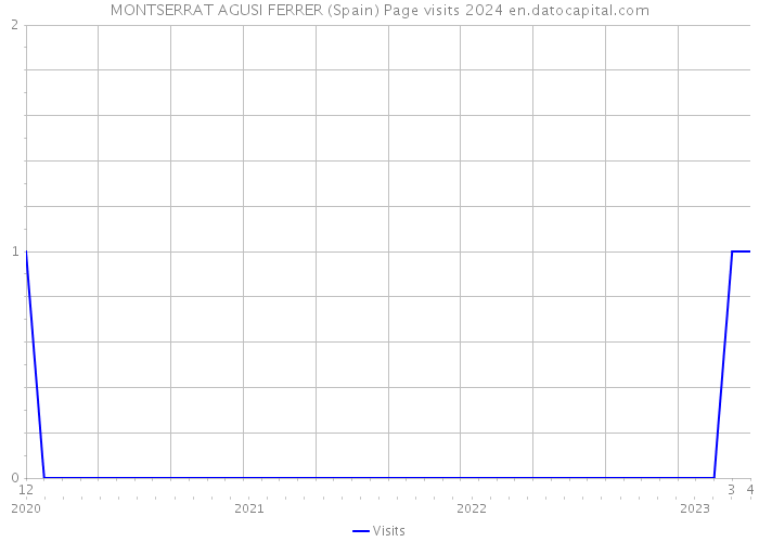 MONTSERRAT AGUSI FERRER (Spain) Page visits 2024 