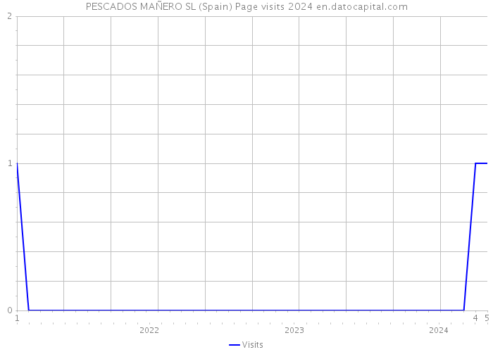 PESCADOS MAÑERO SL (Spain) Page visits 2024 