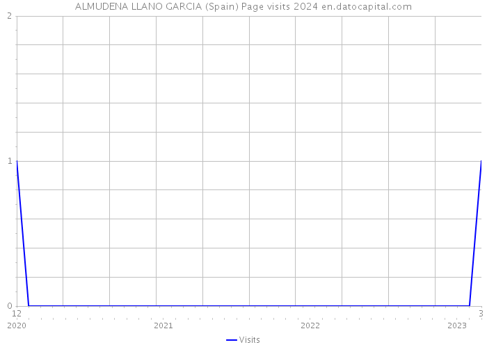 ALMUDENA LLANO GARCIA (Spain) Page visits 2024 