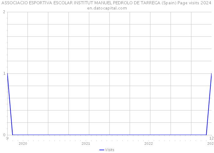 ASSOCIACIO ESPORTIVA ESCOLAR INSTITUT MANUEL PEDROLO DE TARREGA (Spain) Page visits 2024 