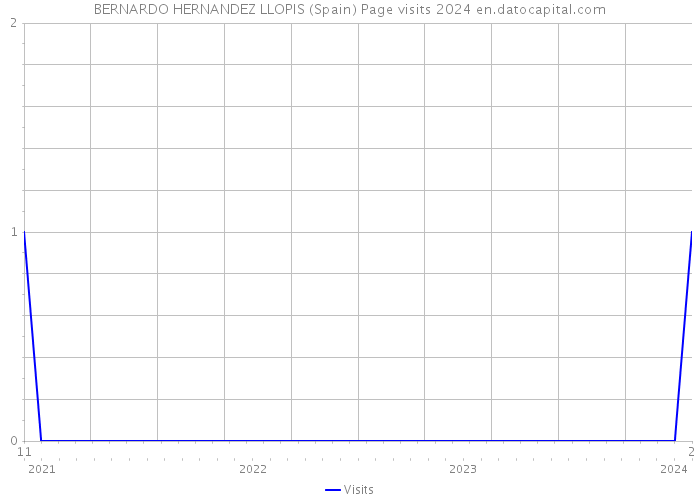 BERNARDO HERNANDEZ LLOPIS (Spain) Page visits 2024 