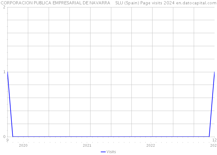 CORPORACION PUBLICA EMPRESARIAL DE NAVARRA SLU (Spain) Page visits 2024 