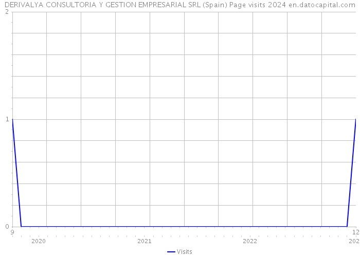 DERIVALYA CONSULTORIA Y GESTION EMPRESARIAL SRL (Spain) Page visits 2024 