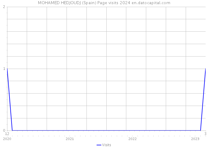 MOHAMED HEDJOUDJ (Spain) Page visits 2024 