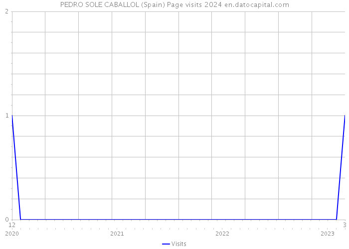 PEDRO SOLE CABALLOL (Spain) Page visits 2024 