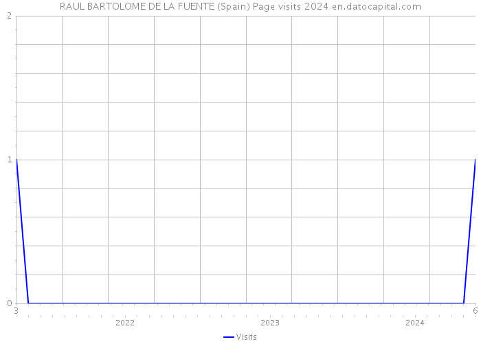 RAUL BARTOLOME DE LA FUENTE (Spain) Page visits 2024 