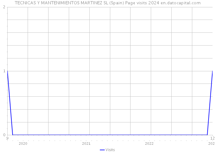 TECNICAS Y MANTENIMIENTOS MARTINEZ SL (Spain) Page visits 2024 