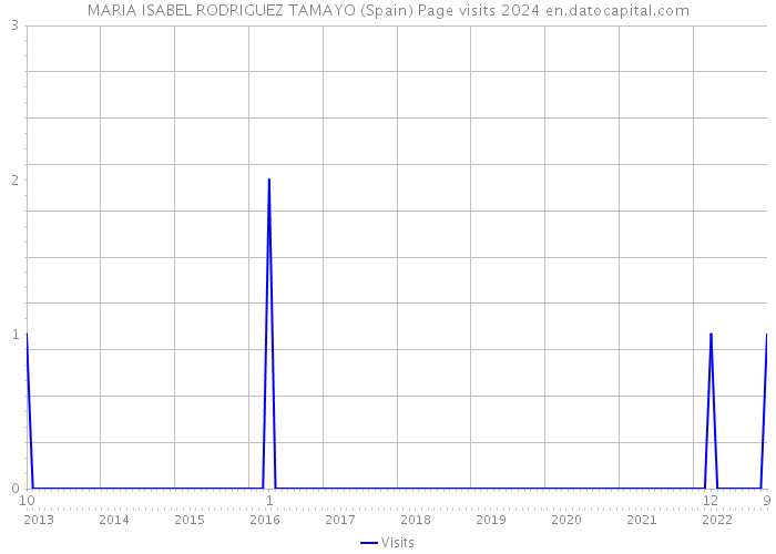 MARIA ISABEL RODRIGUEZ TAMAYO (Spain) Page visits 2024 