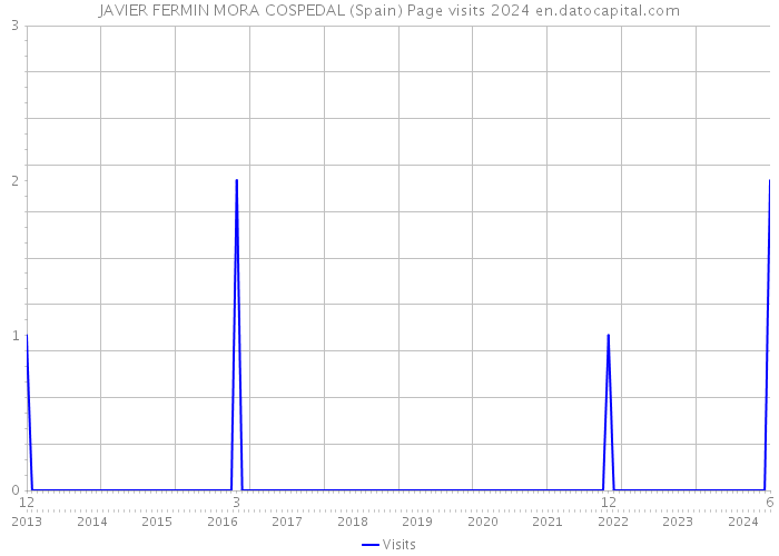 JAVIER FERMIN MORA COSPEDAL (Spain) Page visits 2024 