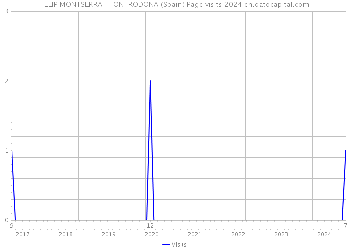 FELIP MONTSERRAT FONTRODONA (Spain) Page visits 2024 