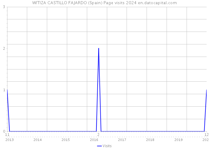 WITIZA CASTILLO FAJARDO (Spain) Page visits 2024 