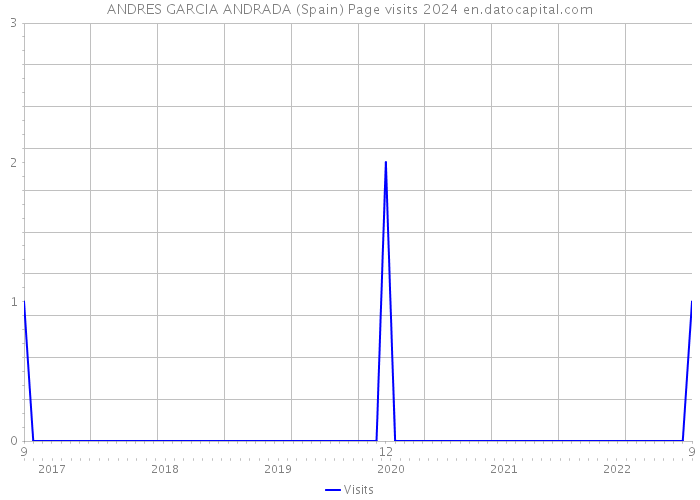 ANDRES GARCIA ANDRADA (Spain) Page visits 2024 
