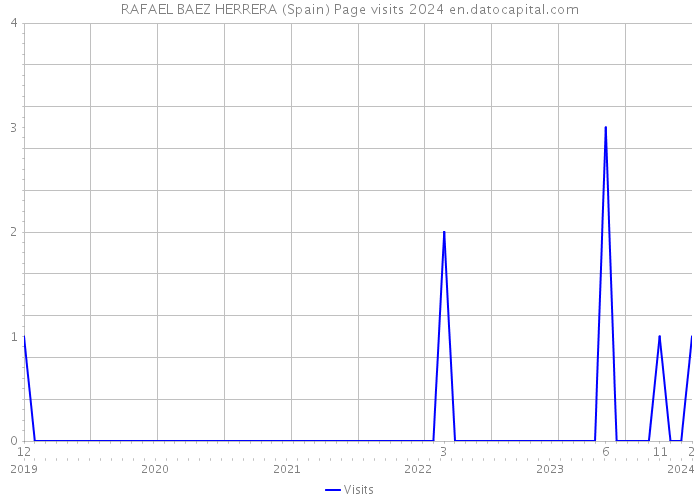 RAFAEL BAEZ HERRERA (Spain) Page visits 2024 