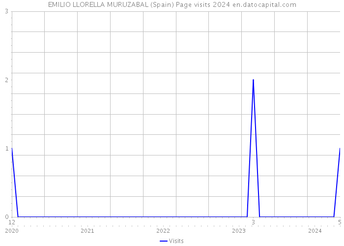 EMILIO LLORELLA MURUZABAL (Spain) Page visits 2024 