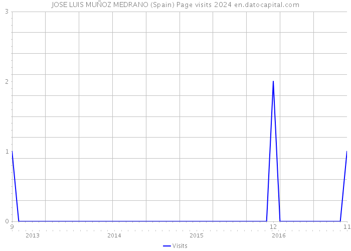 JOSE LUIS MUÑOZ MEDRANO (Spain) Page visits 2024 