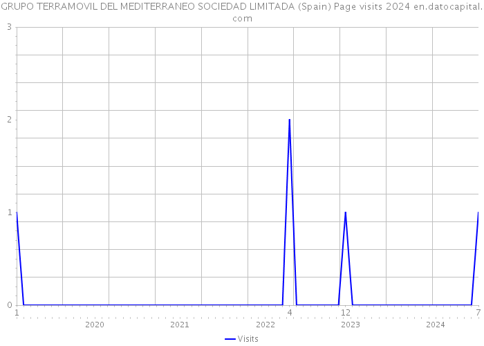 GRUPO TERRAMOVIL DEL MEDITERRANEO SOCIEDAD LIMITADA (Spain) Page visits 2024 