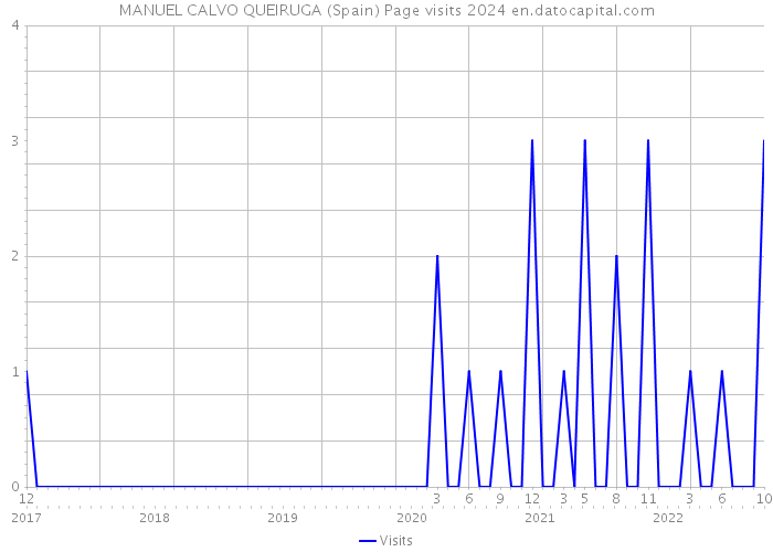 MANUEL CALVO QUEIRUGA (Spain) Page visits 2024 