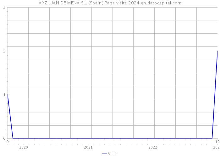 AYZ JUAN DE MENA SL. (Spain) Page visits 2024 