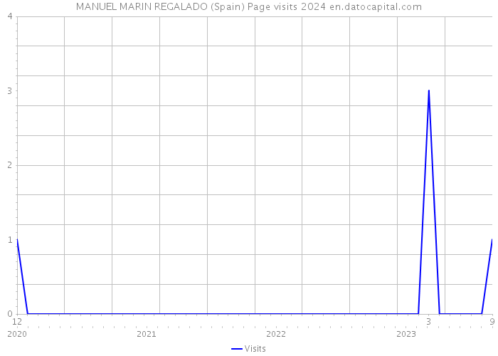 MANUEL MARIN REGALADO (Spain) Page visits 2024 