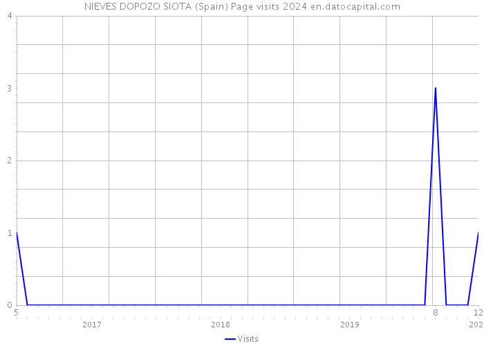 NIEVES DOPOZO SIOTA (Spain) Page visits 2024 