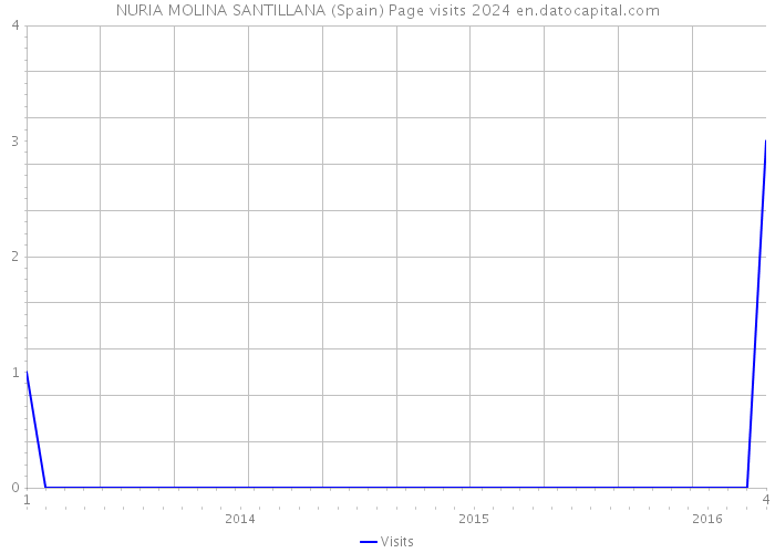 NURIA MOLINA SANTILLANA (Spain) Page visits 2024 