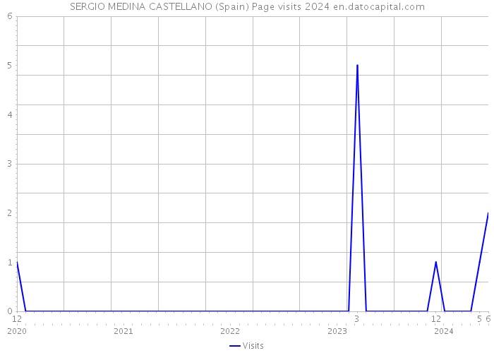 SERGIO MEDINA CASTELLANO (Spain) Page visits 2024 