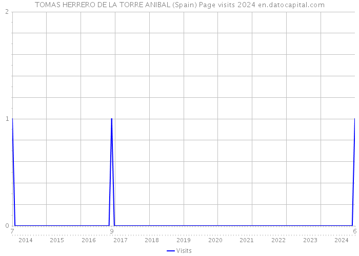 TOMAS HERRERO DE LA TORRE ANIBAL (Spain) Page visits 2024 