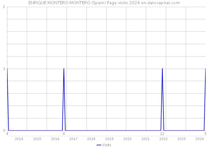 ENRIQUE MONTERO MONTERO (Spain) Page visits 2024 