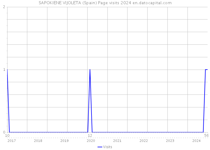 SAPOKIENE VIJOLETA (Spain) Page visits 2024 