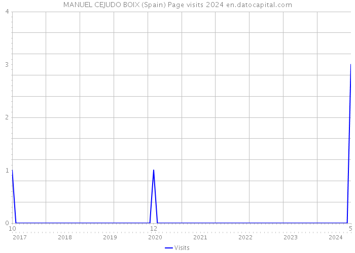 MANUEL CEJUDO BOIX (Spain) Page visits 2024 