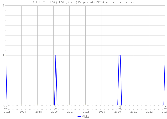 TOT TEMPS ESQUI SL (Spain) Page visits 2024 