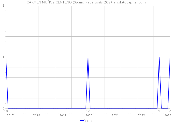 CARMEN MUÑOZ CENTENO (Spain) Page visits 2024 