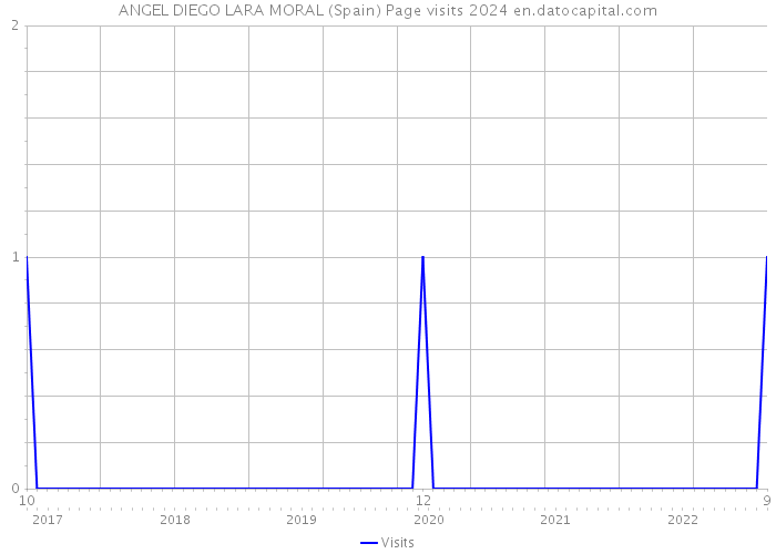 ANGEL DIEGO LARA MORAL (Spain) Page visits 2024 