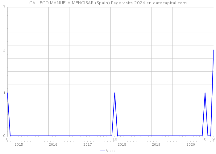 GALLEGO MANUELA MENGIBAR (Spain) Page visits 2024 