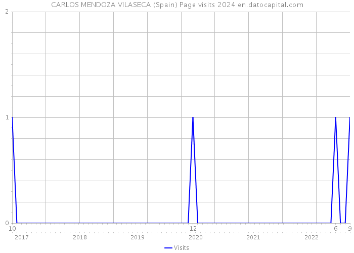 CARLOS MENDOZA VILASECA (Spain) Page visits 2024 