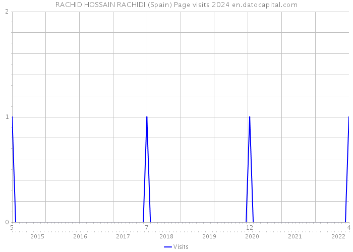 RACHID HOSSAIN RACHIDI (Spain) Page visits 2024 