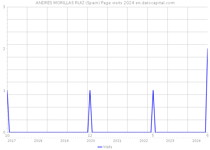 ANDRES MORILLAS RUIZ (Spain) Page visits 2024 