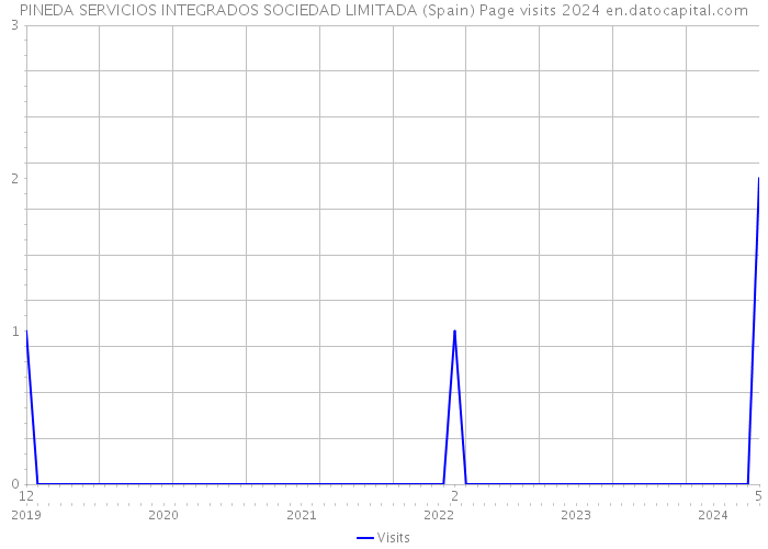 PINEDA SERVICIOS INTEGRADOS SOCIEDAD LIMITADA (Spain) Page visits 2024 