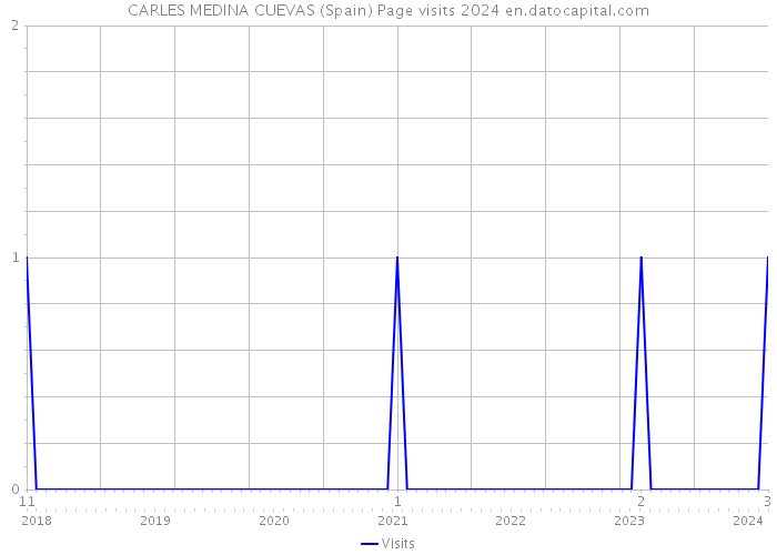 CARLES MEDINA CUEVAS (Spain) Page visits 2024 
