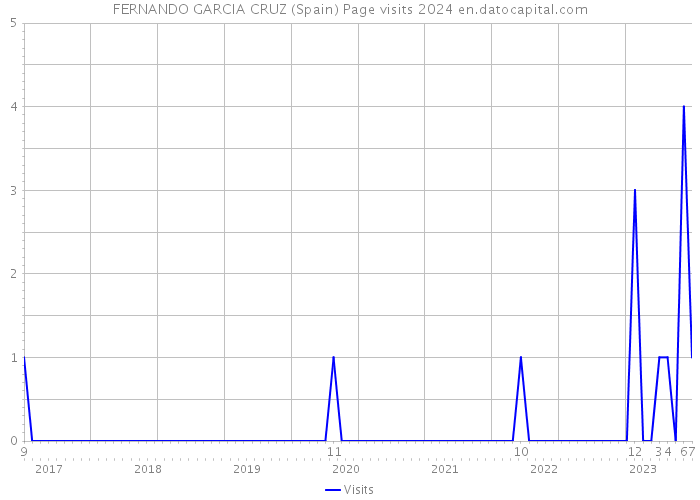 FERNANDO GARCIA CRUZ (Spain) Page visits 2024 