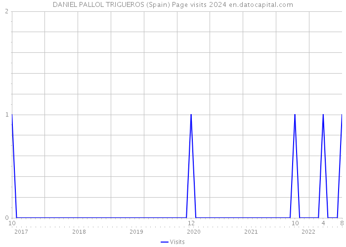 DANIEL PALLOL TRIGUEROS (Spain) Page visits 2024 