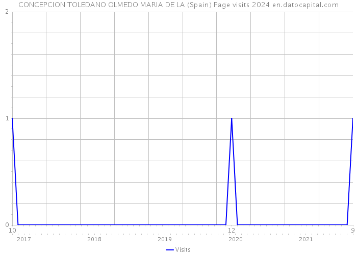 CONCEPCION TOLEDANO OLMEDO MARIA DE LA (Spain) Page visits 2024 